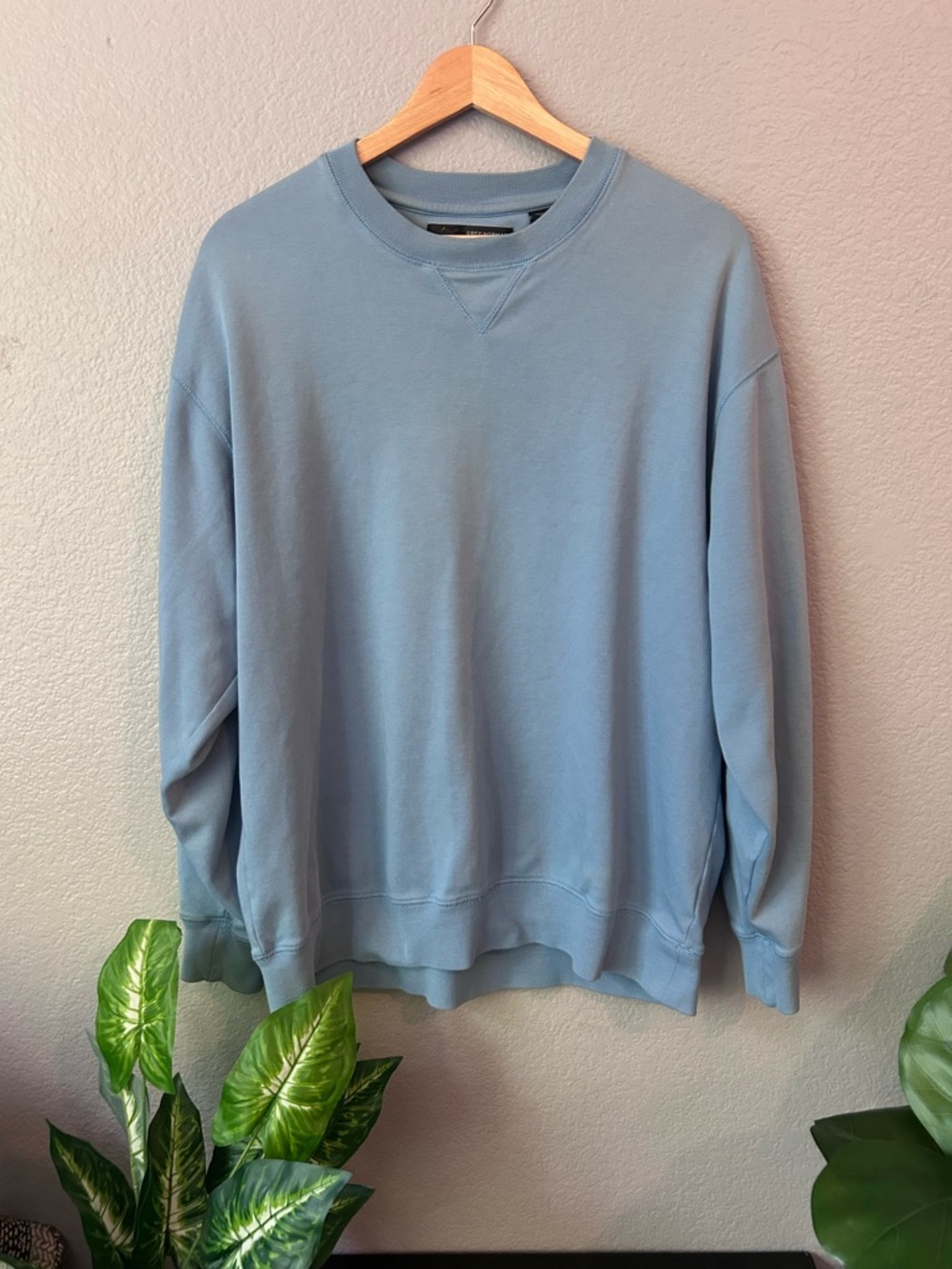 Greg Norman Collection Men's Crewneck Sweater - Light Blue
